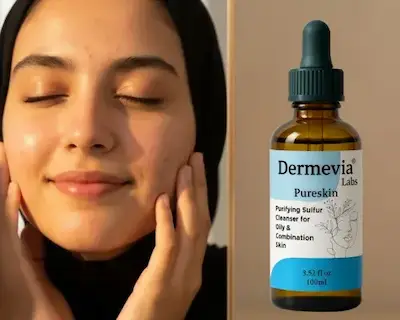 منظف الوجه بالكبريت الطبيعي